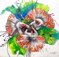 Naushad Alam, 24 x 24 Inch, Oil on Canvas, Figurative Painting, AC-NAL-201 Naushad Alam, 24 x 24 Inch, Oil on Canvas, Figurative Painting, AC-NAL-201